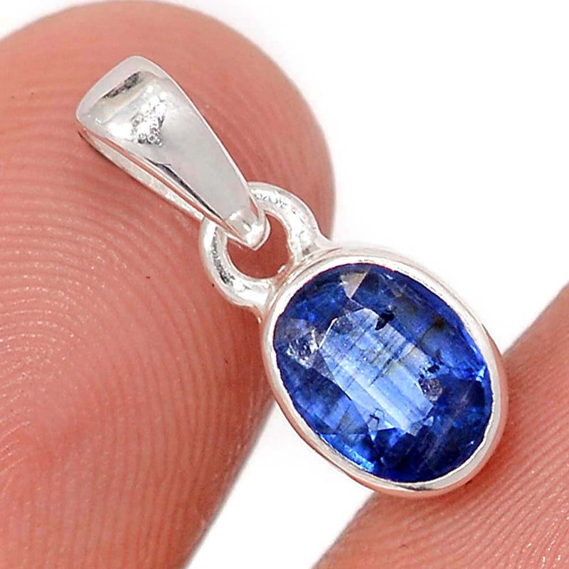0.7" Kyanite Faceted Pendants - KYFP629