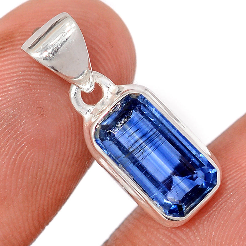 1" Kyanite Faceted Pendants - KYFP634