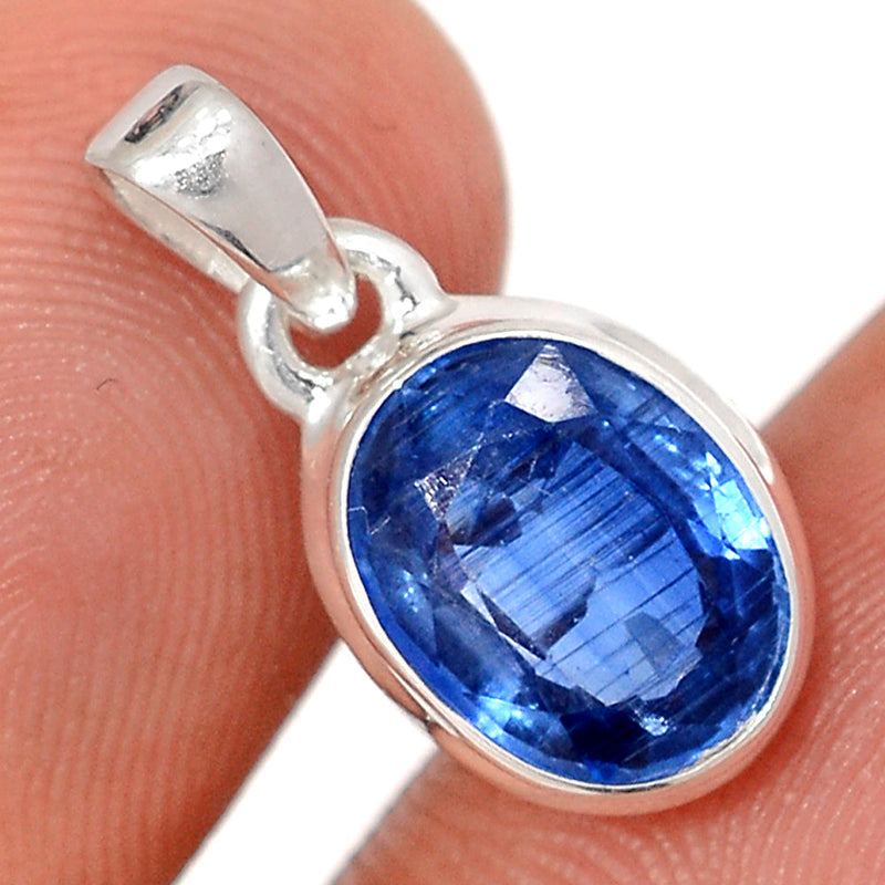 0.7" Kyanite Faceted Pendants - KYFP635