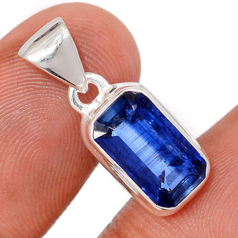 1" Kyanite Faceted Pendants - KYFP636