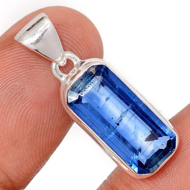 1.1" Kyanite Faceted Pendants - KYFP642