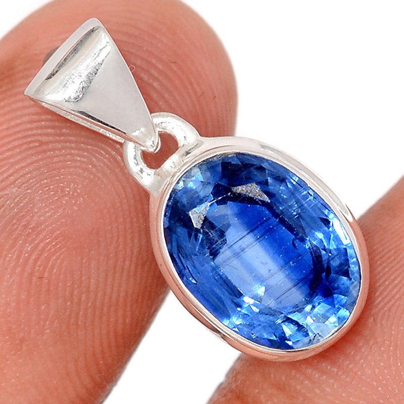 0.8" Kyanite Faceted Pendants - KYFP645