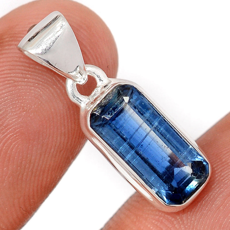 1" Kyanite Faceted Pendants - KYFP646