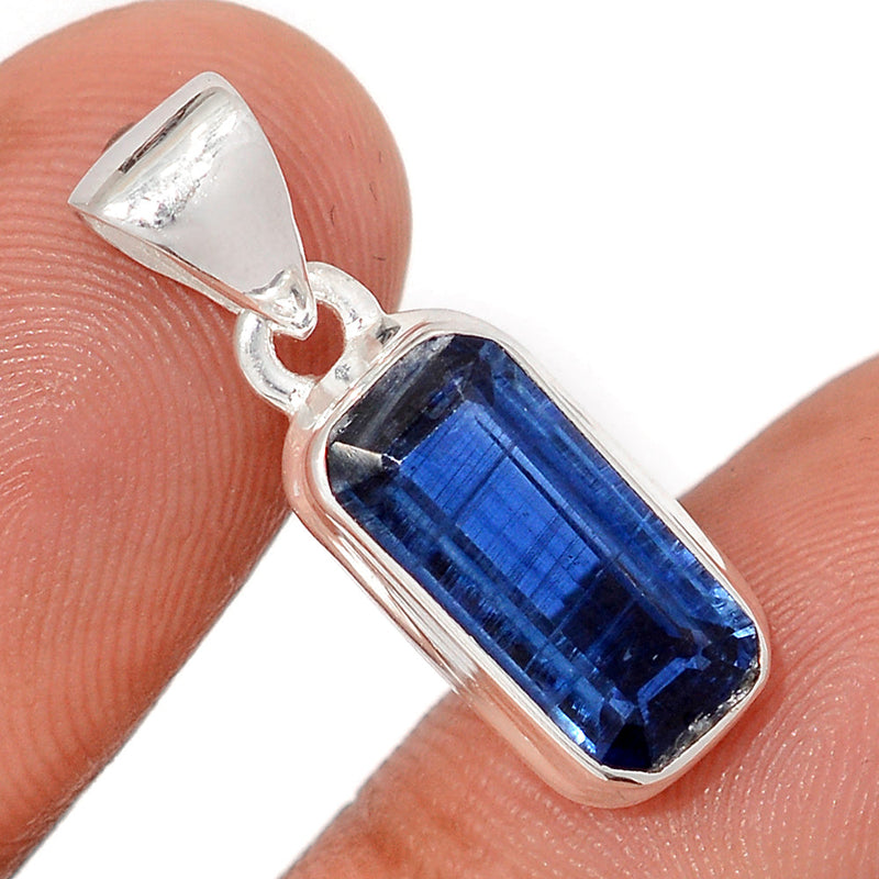 1" Kyanite Faceted Pendants - KYFP651
