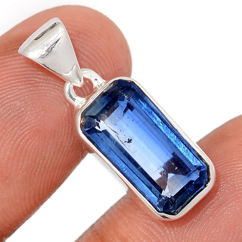 1" Kyanite Faceted Pendants - KYFP652