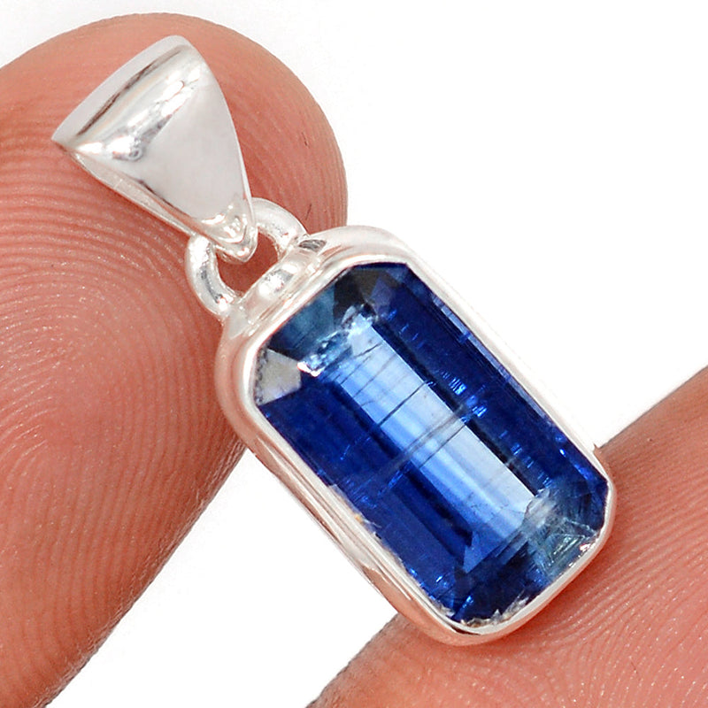 1" Kyanite Faceted Pendants - KYFP654