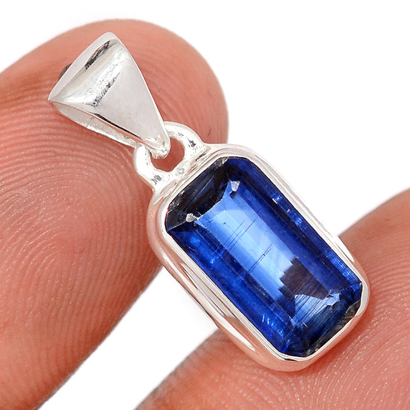 1" Kyanite Faceted Pendants - KYFP656