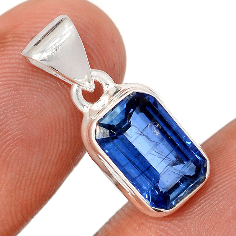 0.8" Kyanite Faceted Pendants - KYFP661
