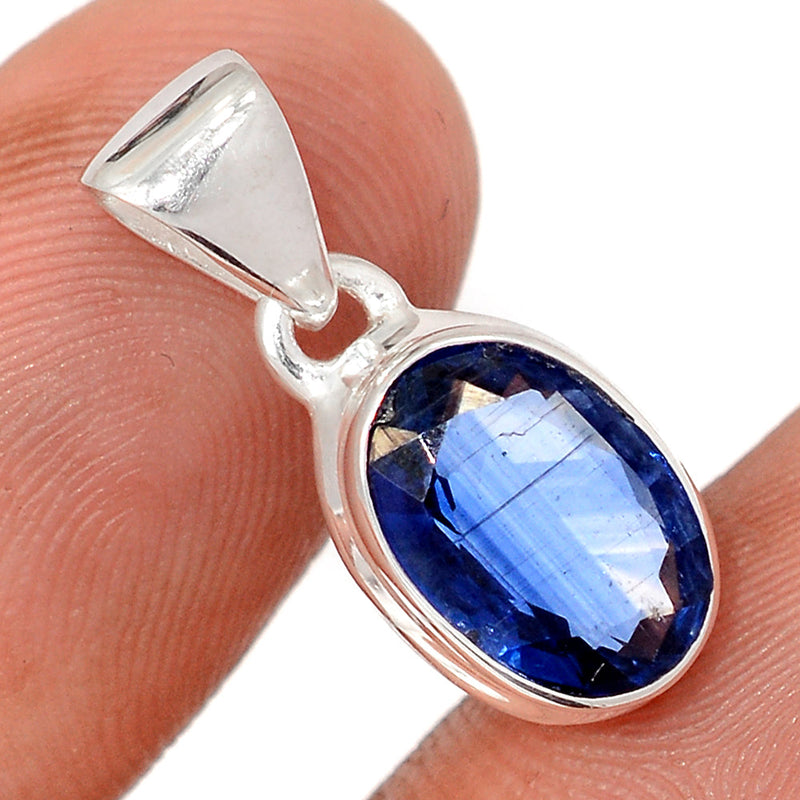 0.8" Kyanite Faceted Pendants - KYFP664