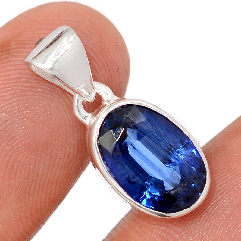 0.8" Kyanite Faceted Pendants - KYFP665