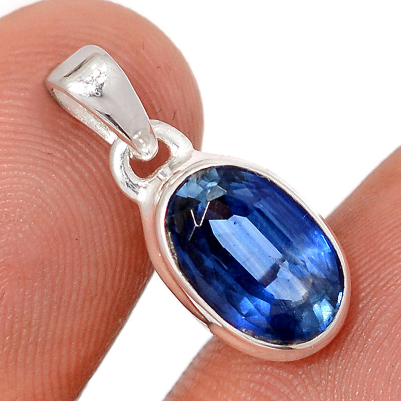 0.7" Kyanite Faceted Pendants - KYFP670