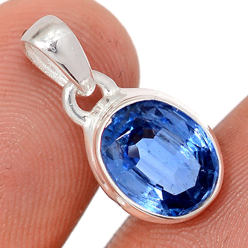 0.7" Kyanite Faceted Pendants - KYFP673