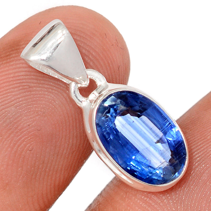 0.8" Kyanite Faceted Pendants - KYFP675