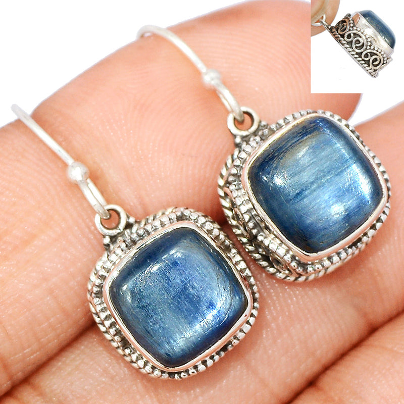 1.1" Fine Filigree - Kyanite Earrings - KYNE1375