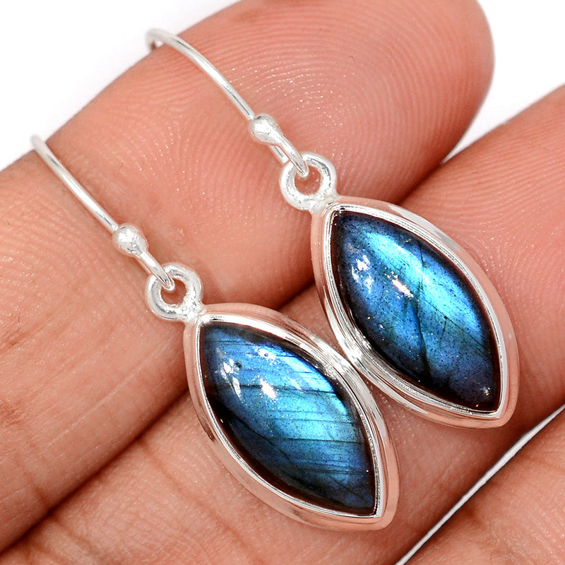 1.3" Labradorite Earrings - LABE1004