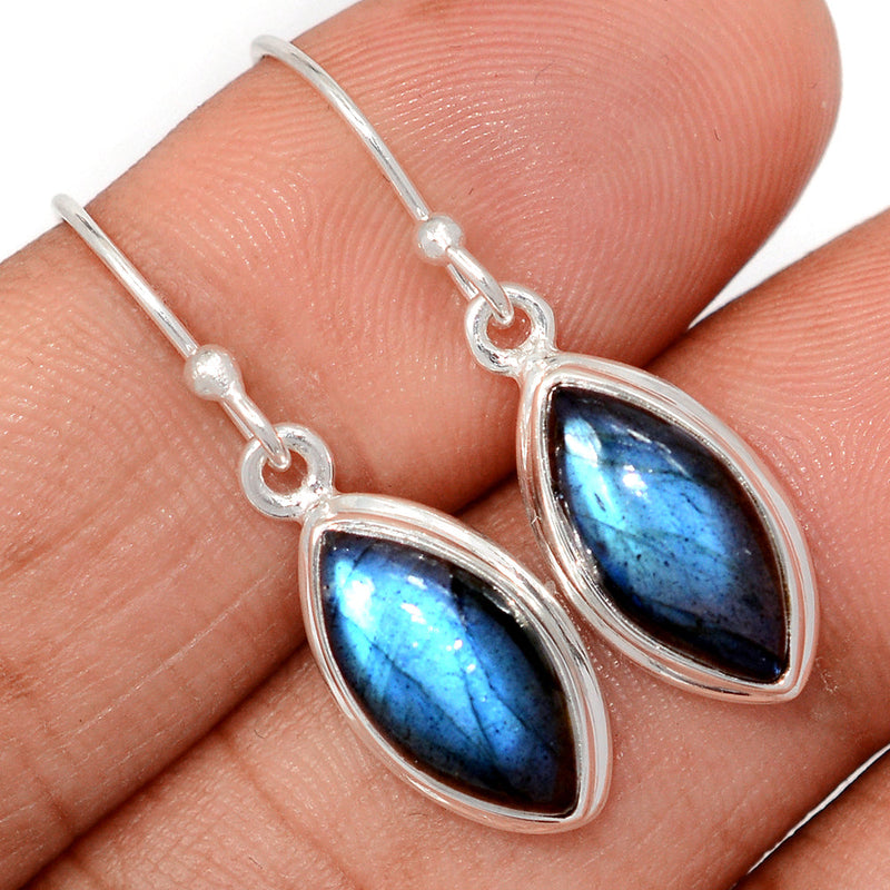 1.3" Labradorite Earrings - LABE1007
