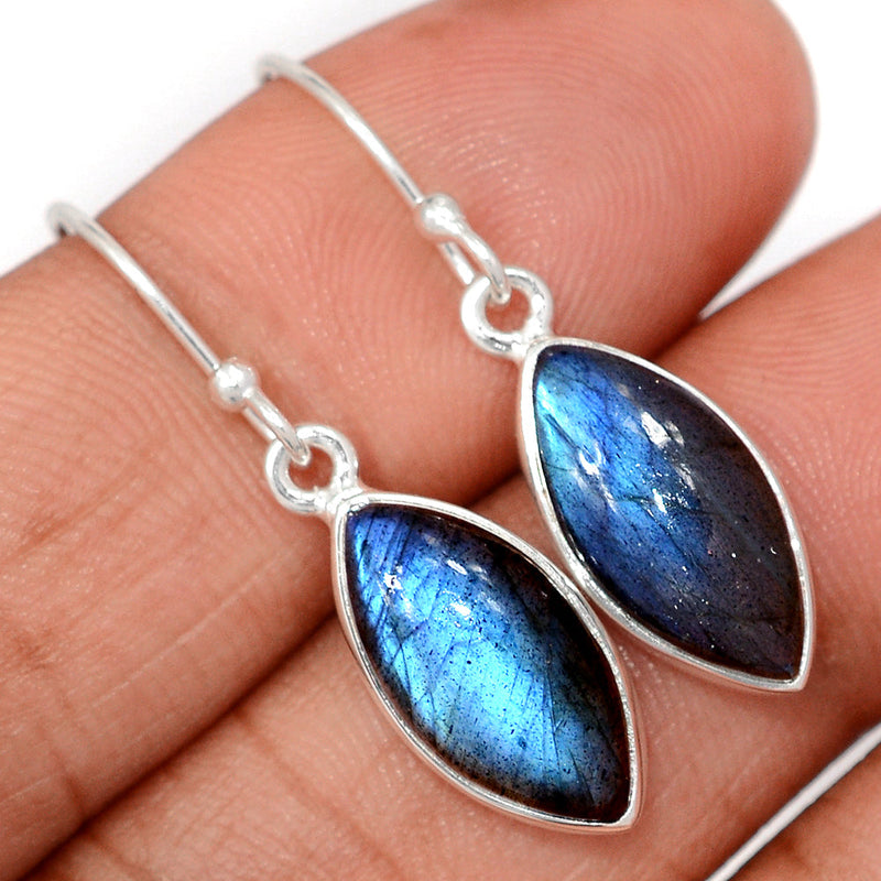 1.3" Labradorite Earrings - LABE1009