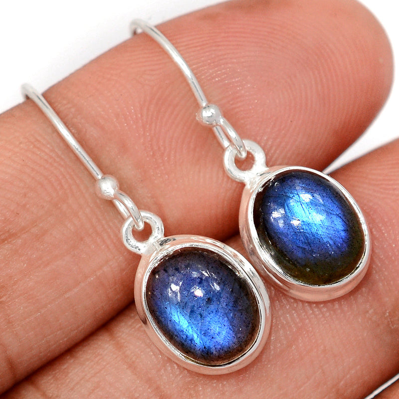1.1" Labradorite Earrings - LABE1018