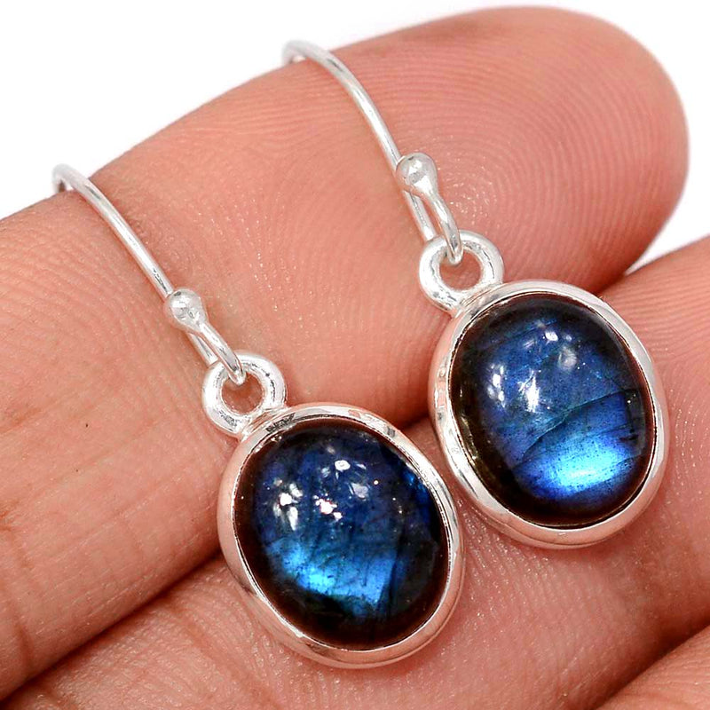 1.1" Labradorite Earrings - LABE1037