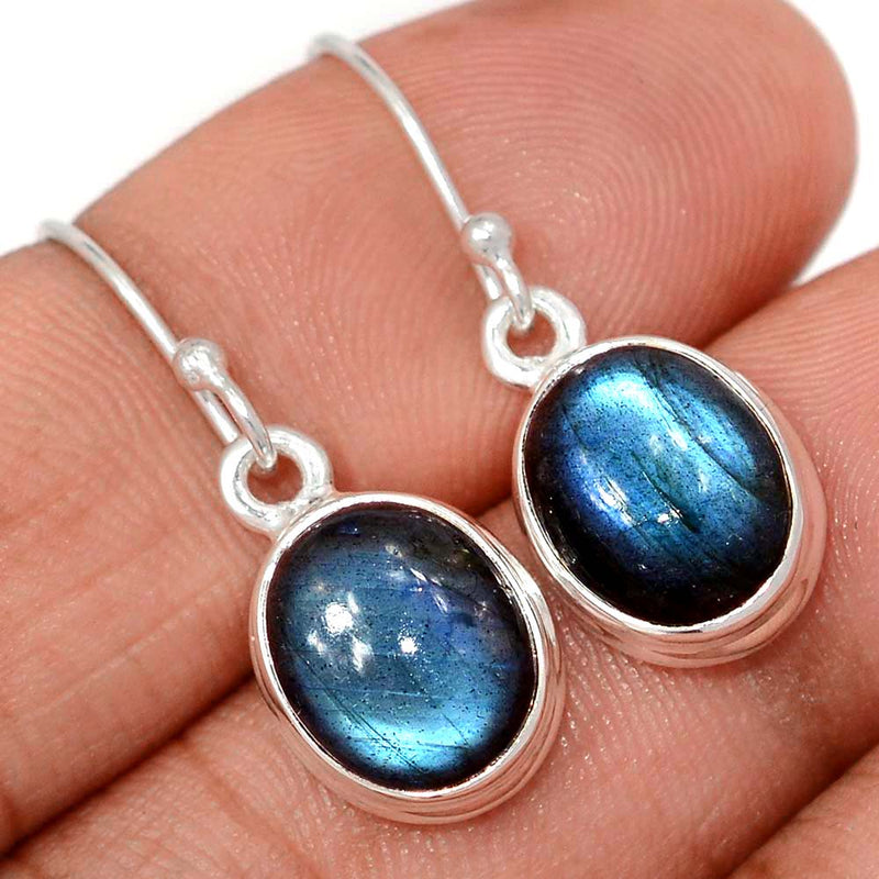 1.1" Labradorite Earrings - LABE1058