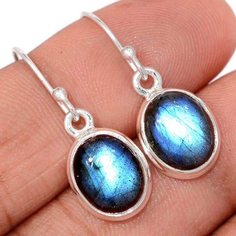 1.1" Labradorite Earrings - LABE1061