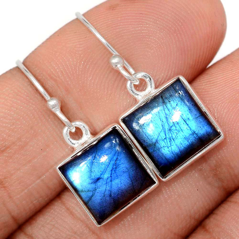 1.1" Labradorite Earrings - LABE1110