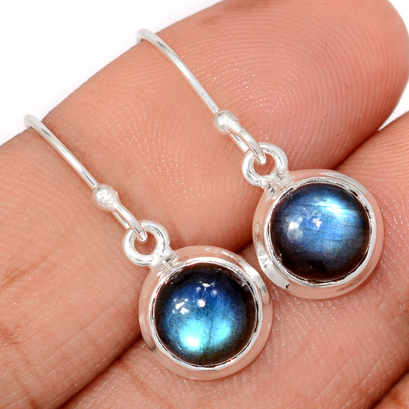 1.1" Labradorite Earrings - LABE702