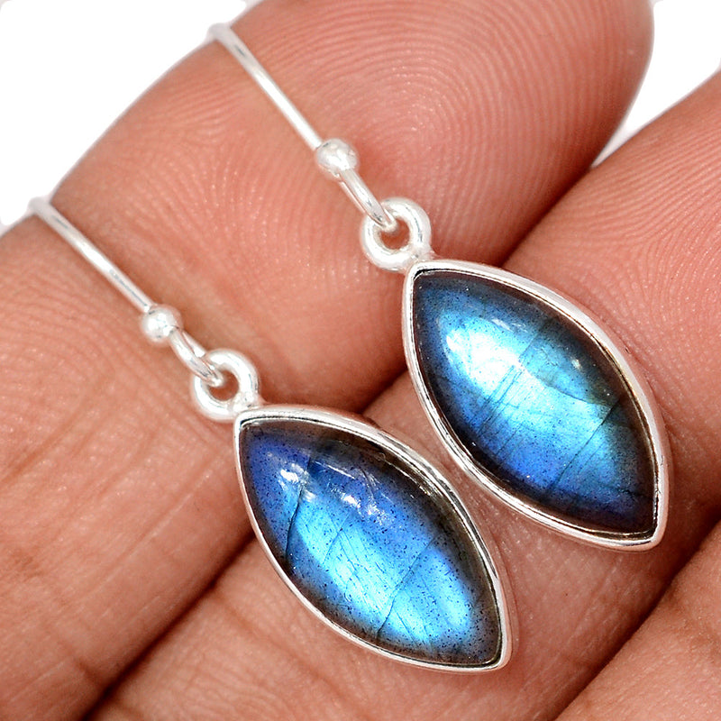 1.3" Labradorite Earrings - LABE715