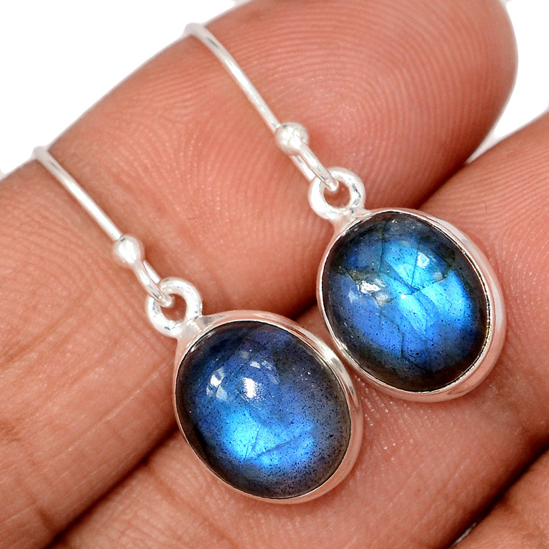 1.2" Labradorite Earrings - LABE716