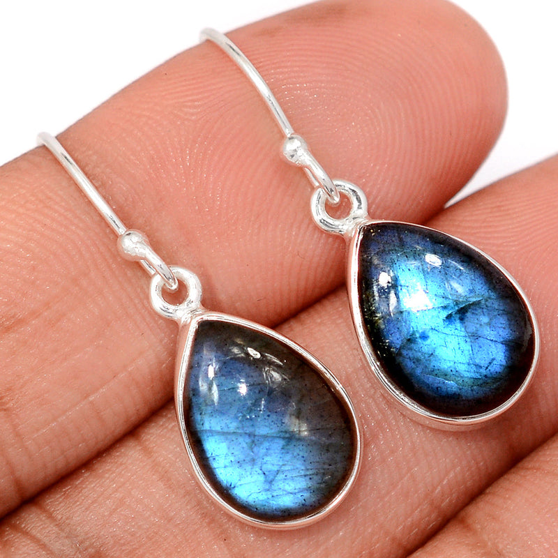 1.3" Labradorite Earrings - LABE725