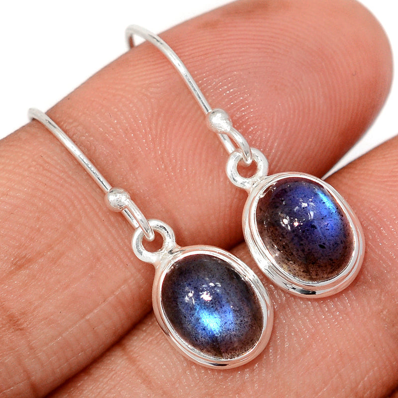 1.1" Labradorite Earrings - LABE740