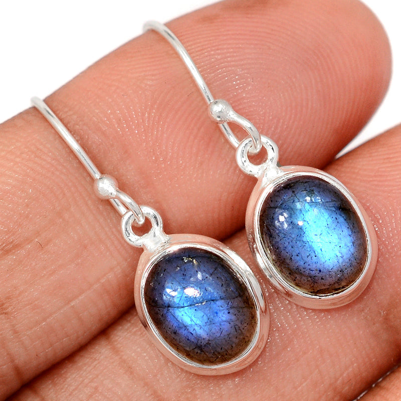 1.1" Labradorite Earrings - LABE766
