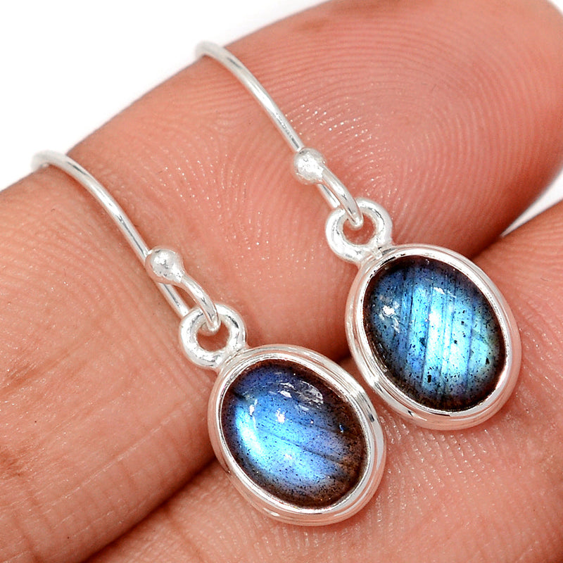 1.1" Labradorite Earrings - LABE769