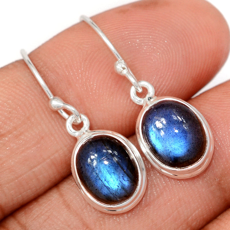 1.1" Labradorite Earrings - LABE771