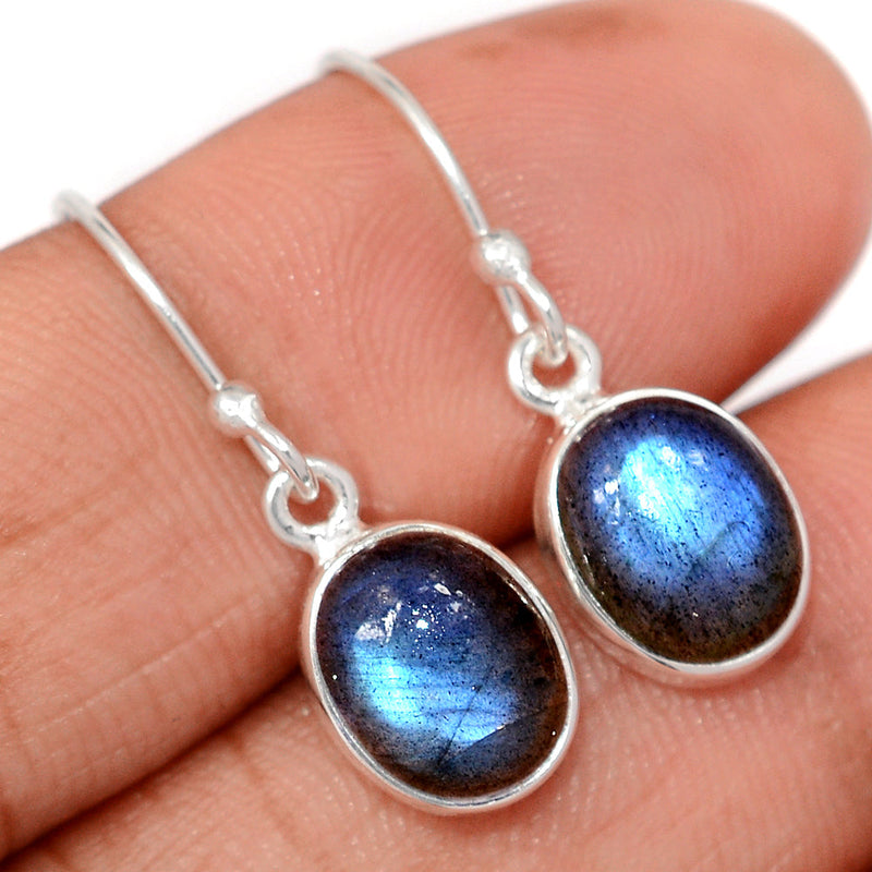 1.1" Labradorite Earrings - LABE776