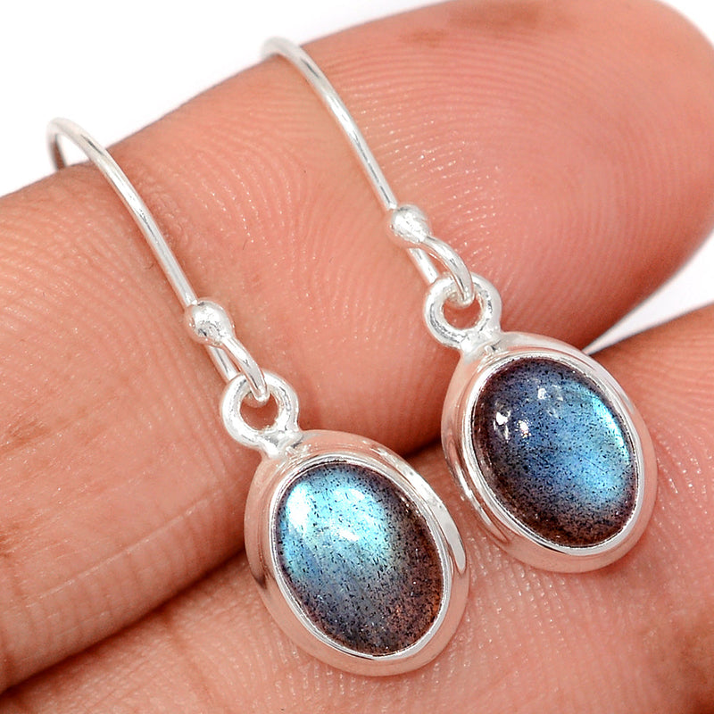 1.1" Labradorite Earrings - LABE792