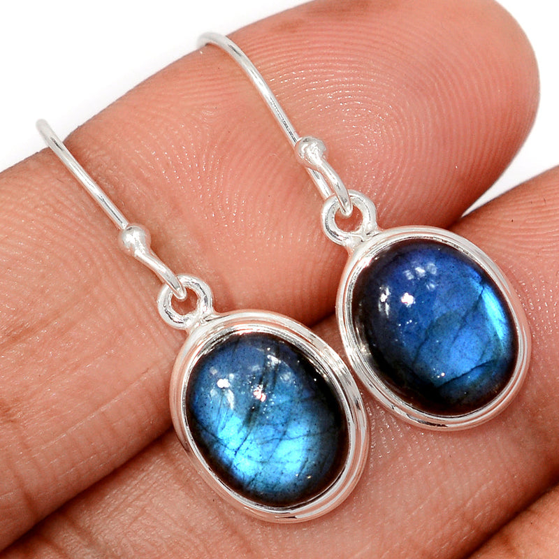 1.2" Labradorite Earrings - LABE802