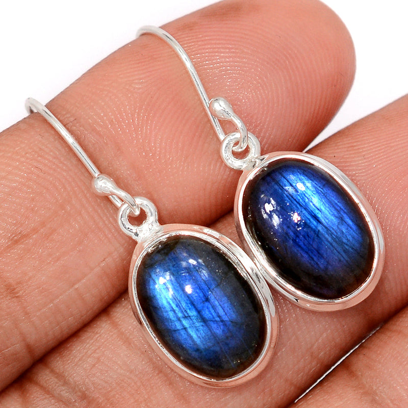 1.3" Labradorite Earrings - LABE803