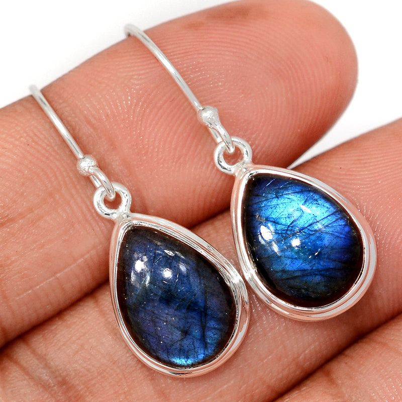 1.3" Labradorite Earrings - LABE804