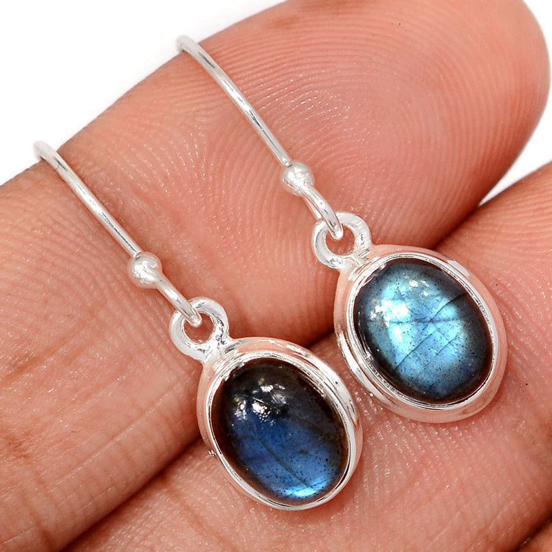 1.1" Labradorite Earrings - LABE822
