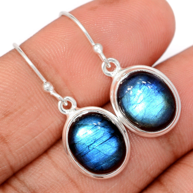 1.2" Labradorite Earrings - LABE888