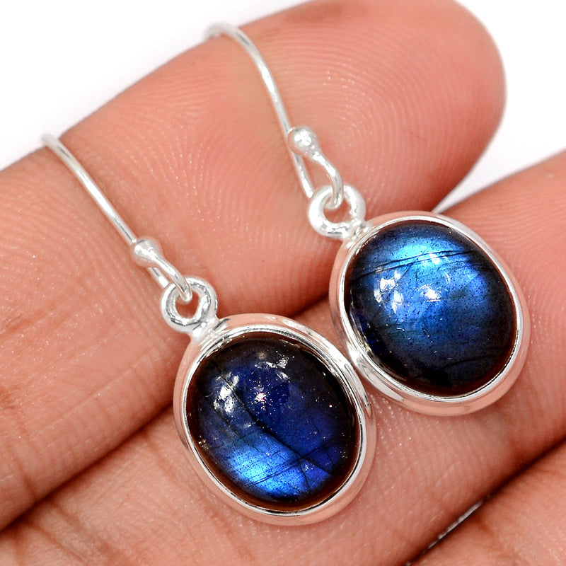 1.2" Labradorite Earrings - LABE889