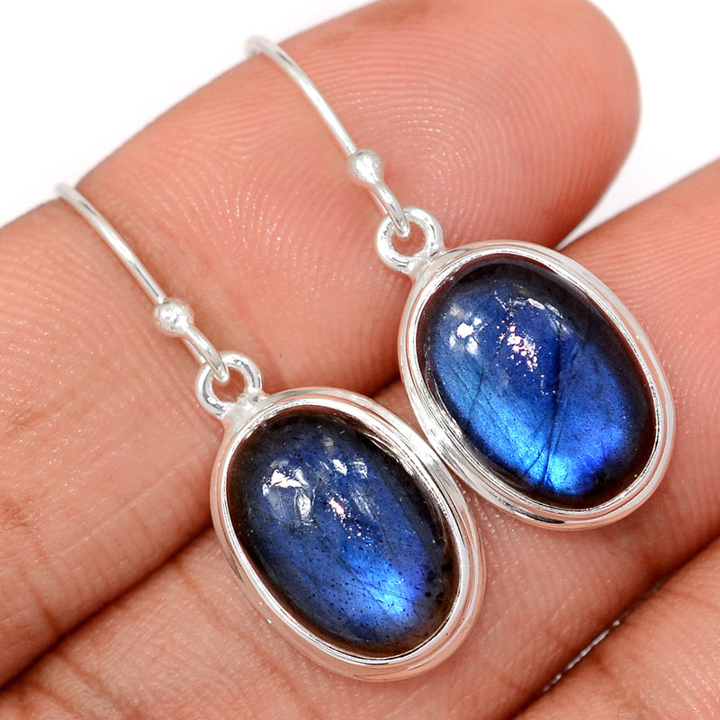 1.3" Labradorite Earrings - LABE901