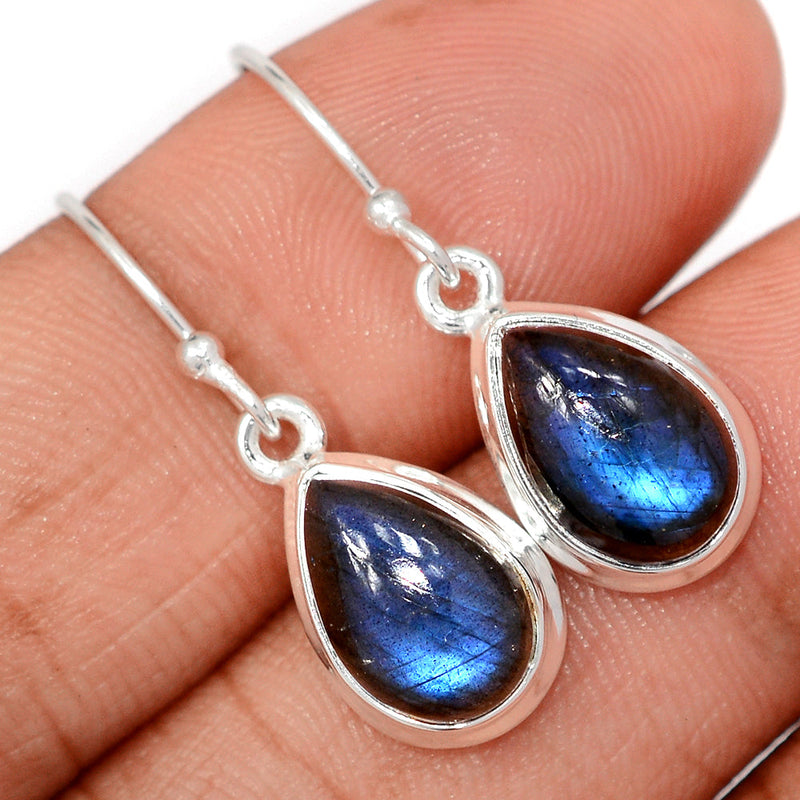 1.2" Labradorite Earrings - LABE903