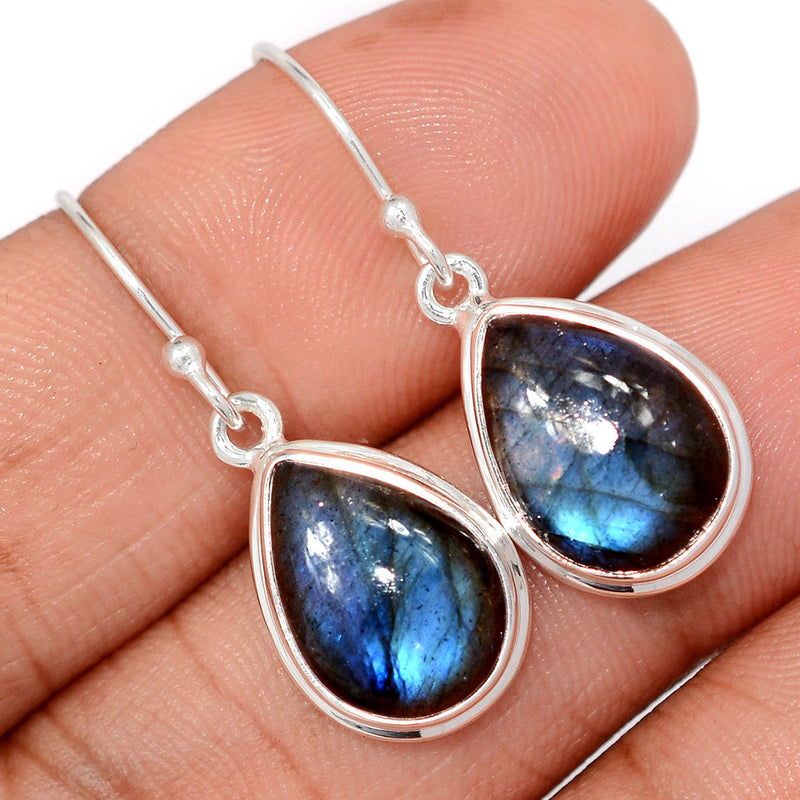 1.3" Labradorite Earrings - LABE917