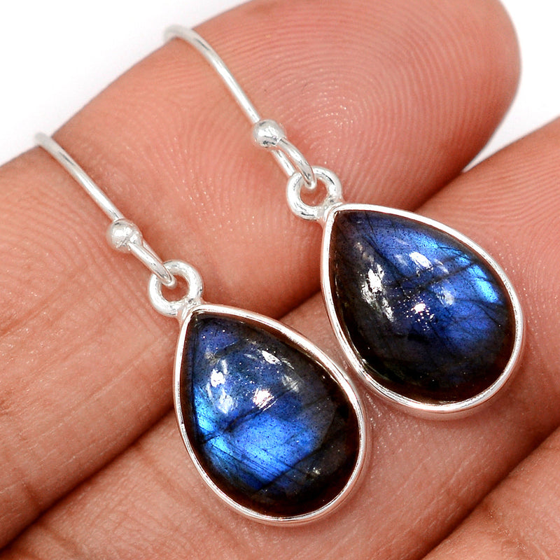 1.3" Labradorite Earrings - LABE957