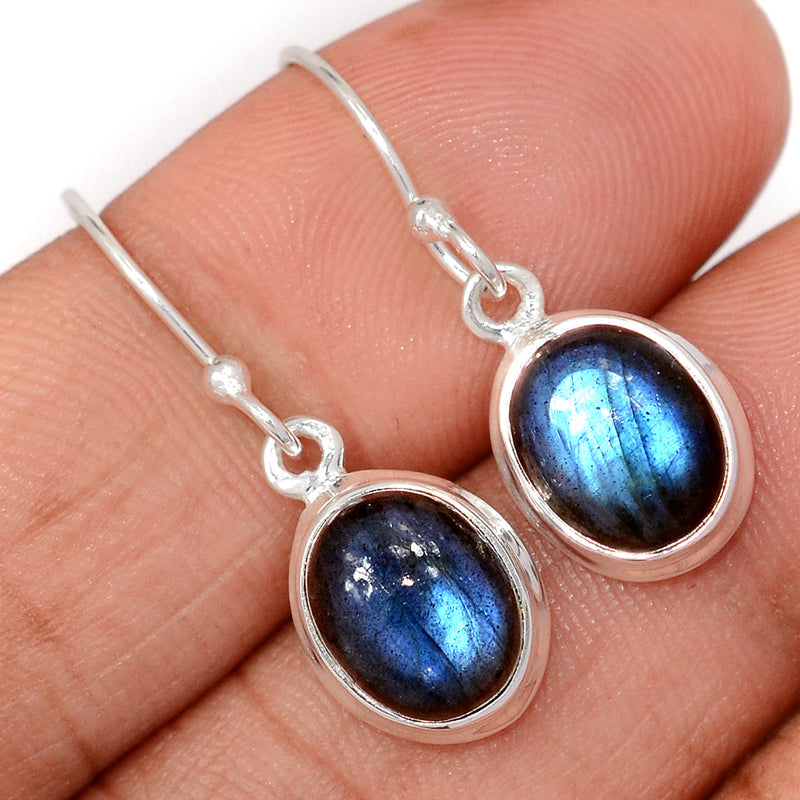 1.1" Labradorite Earrings - LABE971