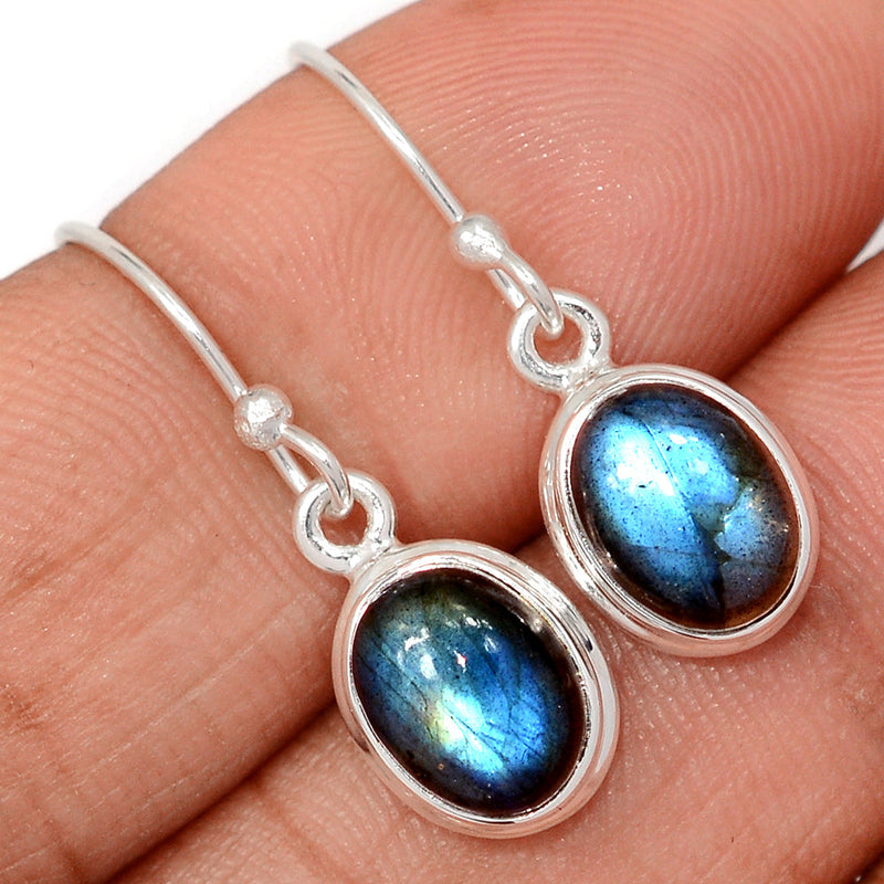 1.1" Labradorite Earrings - LABE983