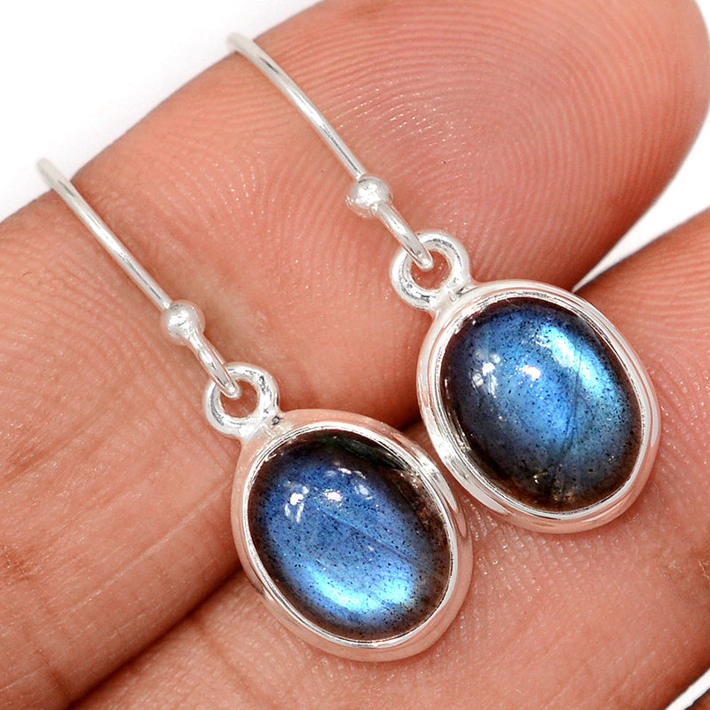 1.1" Labradorite Earrings - LABE990