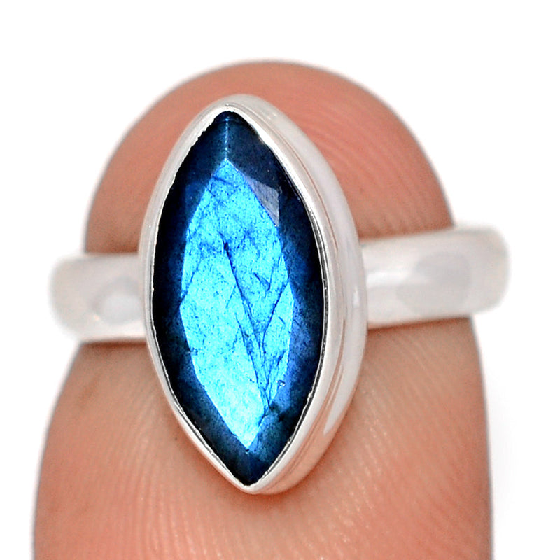 Labradorite Faceted Ring - LBFR1187